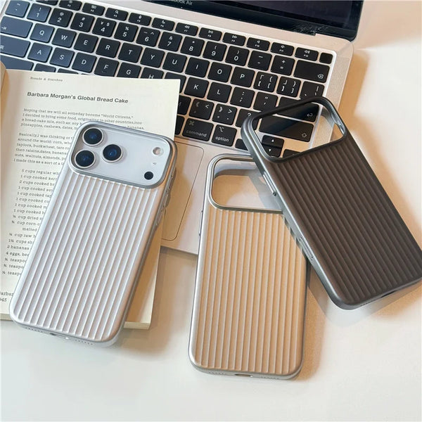 3D Striped MagSafe Case – Matte Finish | iPhone 17 Pro Max