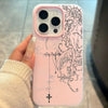 Gothic Style Angel Cross LinePhone Case