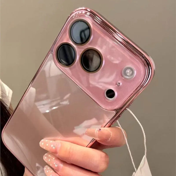Luxury Tempered Glass Camera Protection Case for iPhone