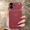 Personalised Letter Leather Case for iPhone 17 Pro