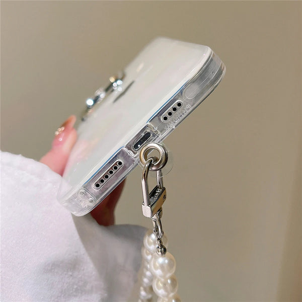Love Heart Charm Case β Cute Luxury | iPhone 16 Pro Max