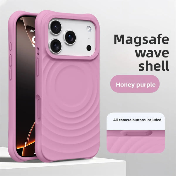 Soft Touch Wave Pattern iPhone Case