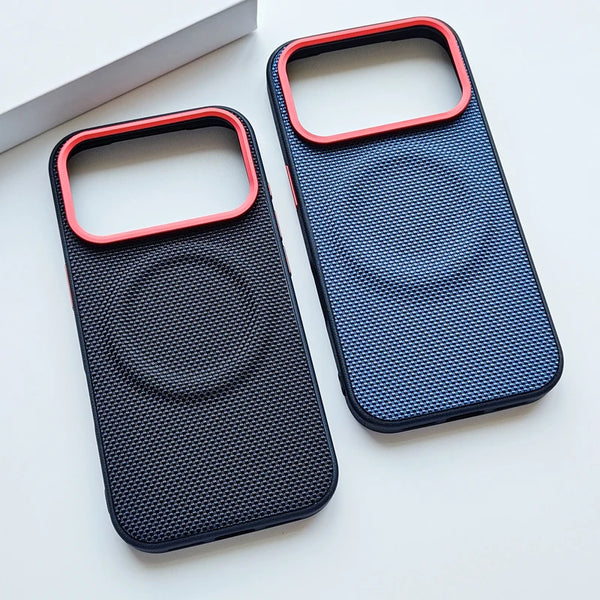 Elegant Woven Leather iPhone 17 Series