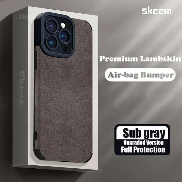 Fur Leather Full Lens Protection Case
