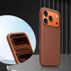 Brown fabric weave case from Trendora with raised bezel