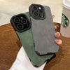 Matte silicone iPhone case collection showing slim lightweight coverage in multiple colors