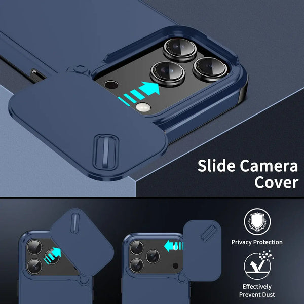 Cover Slide Camera Protective Cases For iPhone