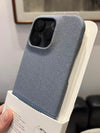Leather Nylon iPhone Case – Shockproof & Matte