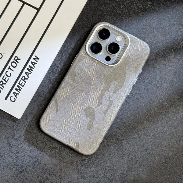 Shockproof Camo Leather Case