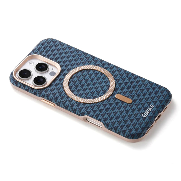 Orange Triangle Pattern MagSafe Case protective iPhone case for iPhone 16 Pro Max to iPhone 16 Pro
