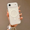 iPhone 17 Air case back with clear matte finish and circular grip ring