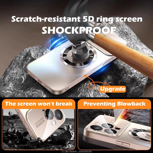 Shockproof metallic matte iPhone case showing protective everyday carry performance