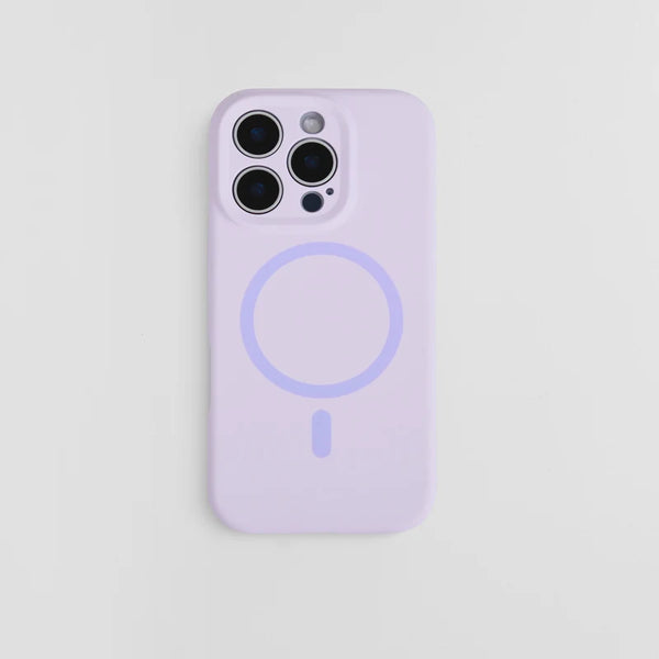 Solid Color Liquid Silicone MagSafe Phone Case for iPhone 16 Pro Max