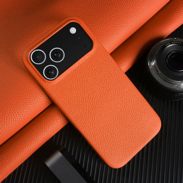 Premium Leather Case iPhone 17 Pro Max – Magnetic Protection