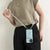 Leather Lanyard Card Holder Case for iPhone with Crossbody Strap