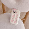 Soft Heart Fur Phone Case