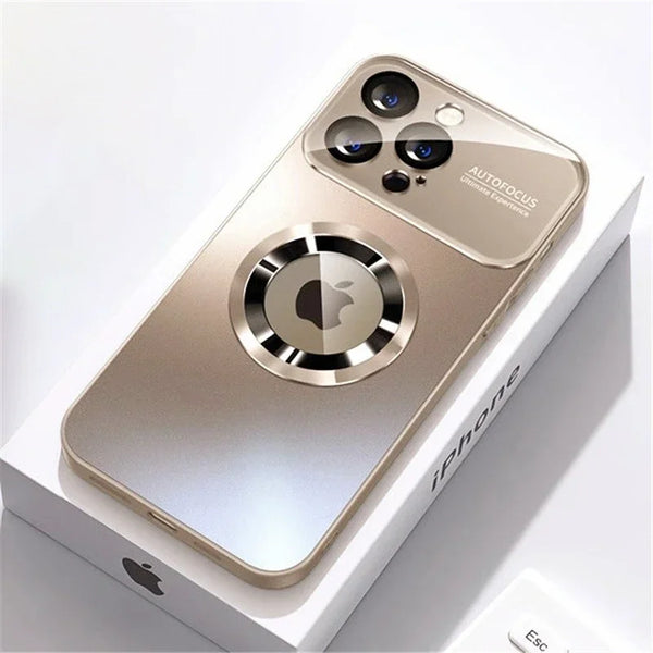 Trendora Titanium Metallic Matte Case for iPhone - front view