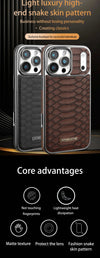 Luxury iPhone Case – Snake Leather Design - additional view portrait