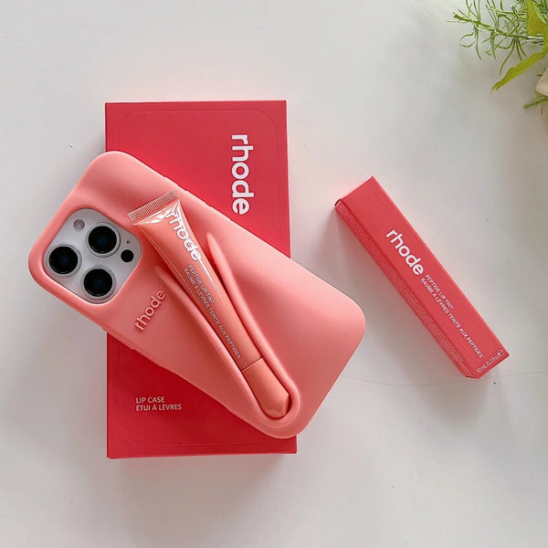 Rhode Style Lipstick Holder iPhone Case