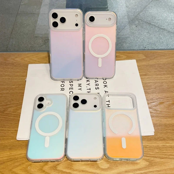 Laser Color Changing Magnetic Case for iPhone 17 Pro Max