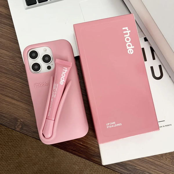 Rhode Style Lipstick Holder iPhone Case