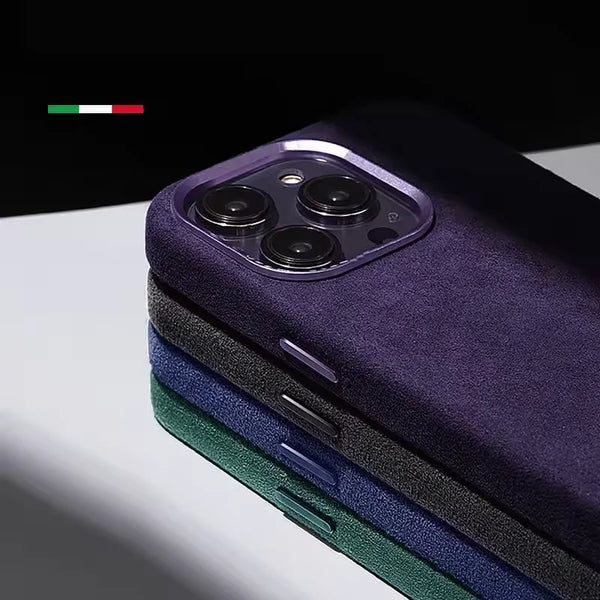 Magnetic Lens iPhone Case – Soft Suede & Shockproof - additional view