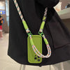 Crossbody Silicone Case With Hands Free Style For iPhone 16 Pro Max