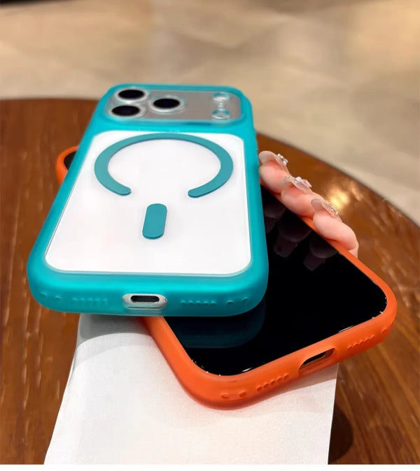 Transparent MagSafe Armor Case for iPhone 17 Pro