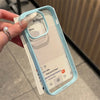 Clear Candy Color Case With Bumper Protection For iPhone