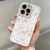 Vintage White Lace Floral Phone Case