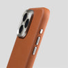 Luxury Business Leather Case for iPhone with Wireless Charging - alternate angle
