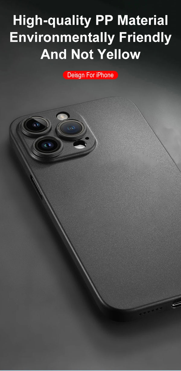 Slim Frosted Matte iPhone Case - additional view portrait