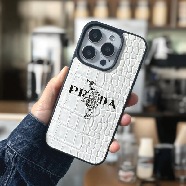 Crocodile Skin Pattern With Tiger Stripe Back Cover