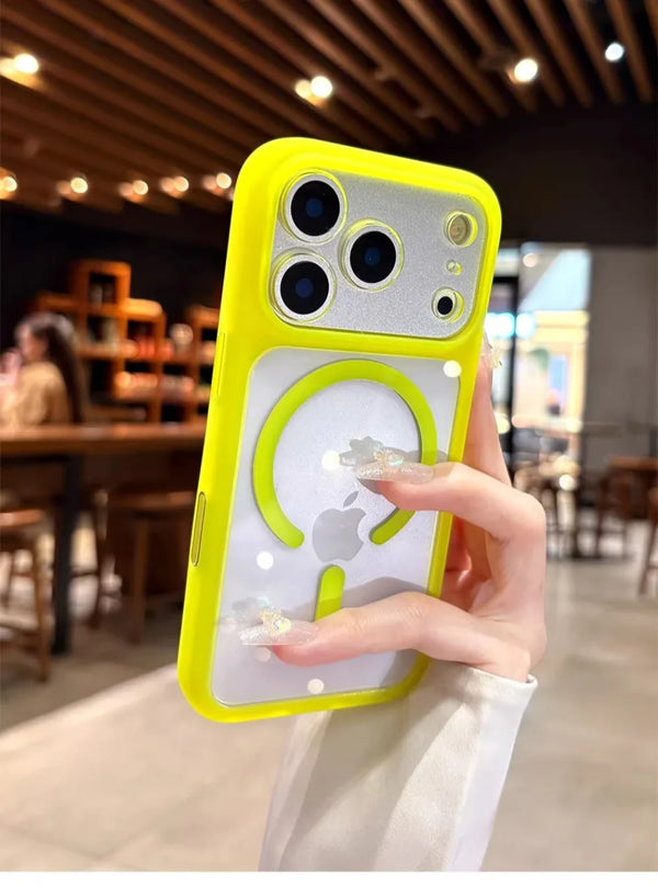 Transparent MagSafe Armor Case for iPhone 17 Pro