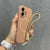 Ultra Thin Matte Case with strap for iPhone