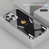 Gold Maple Leaf Wood Grain Phone Case