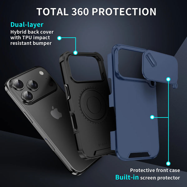 Cover Slide Camera Protective Cases For iPhone