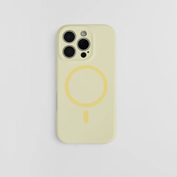 Solid Color Liquid Silicone MagSafe Phone Case for iPhone 16 Pro Max