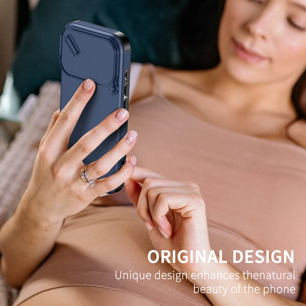 Cover Slide Camera Protective Cases For iPhone
