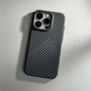Carbon Fiber Geometric MagSafe Case