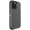 Black shockproof dust-proof iPhone case with textured grip sides