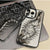 3D Metal Fish Bone Clear Phone Case