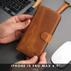 Casper iPhone 15 Pro Max Wallet Case Leather MagSafe