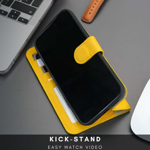 Casper iPhone 15 Pro Max Wallet Case Leather MagSafe