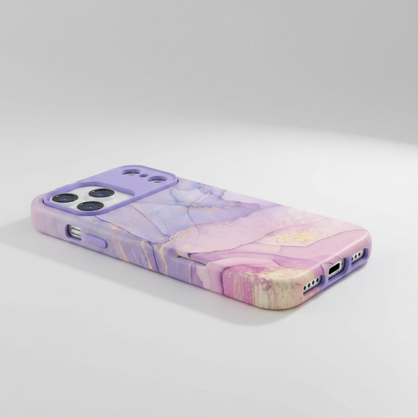 Colorful Marble Case - Angled View