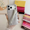 Gray iPhone case showing raised camera guard and matte finish.