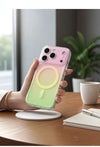 Trendora pastel gradient MagSafe case for iPhone 17 Pro Max, PC material, lightweight, protective.