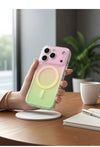 Trendora pastel gradient MagSafe case for iPhone 17 Pro Max, PC material, lightweight, protective.