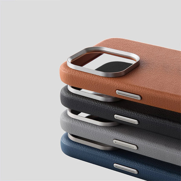 Luxury Business Leather Case for iPhone with Wireless Charging - additional view