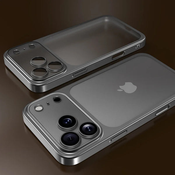 Plating Frosted Translucent Case for iPhone 17 Pro Max